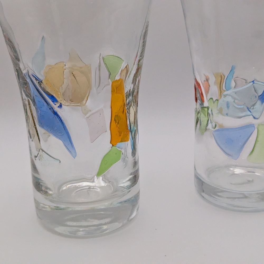 Global AMICI Colorful Glass Mosaic Tumblers (Set Of 2) - Picture 3 of 9